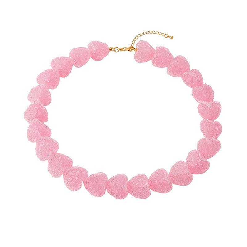 Playful Gummy Fish Pearl Necklace