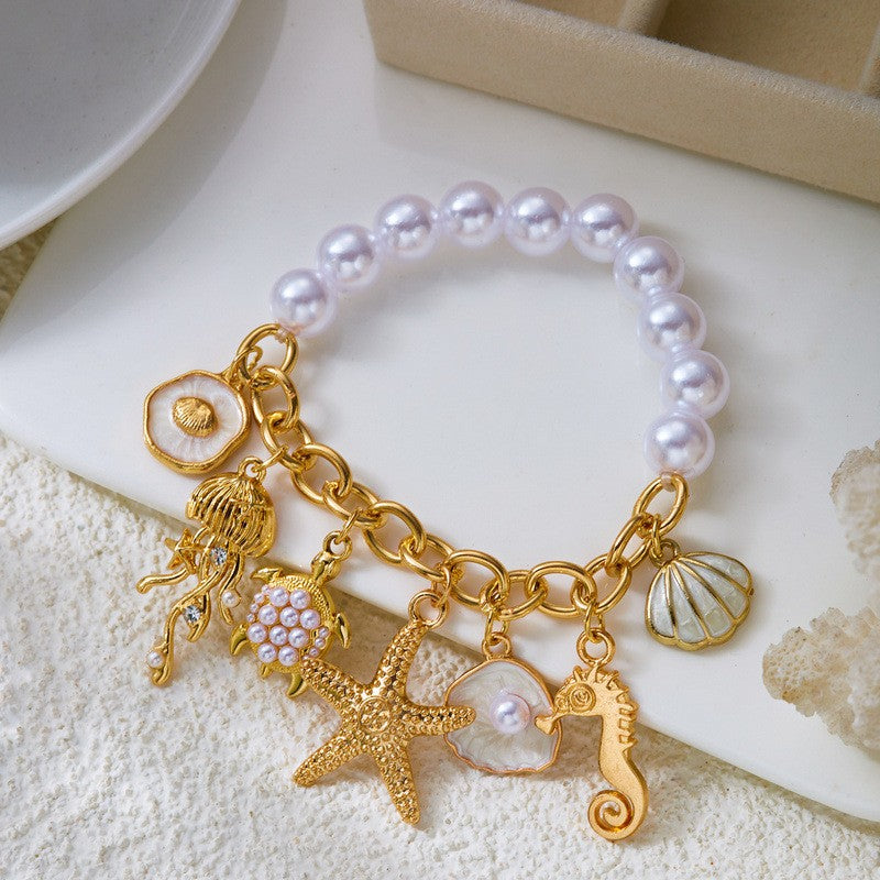 Dainty Ocean Charm Bracelet