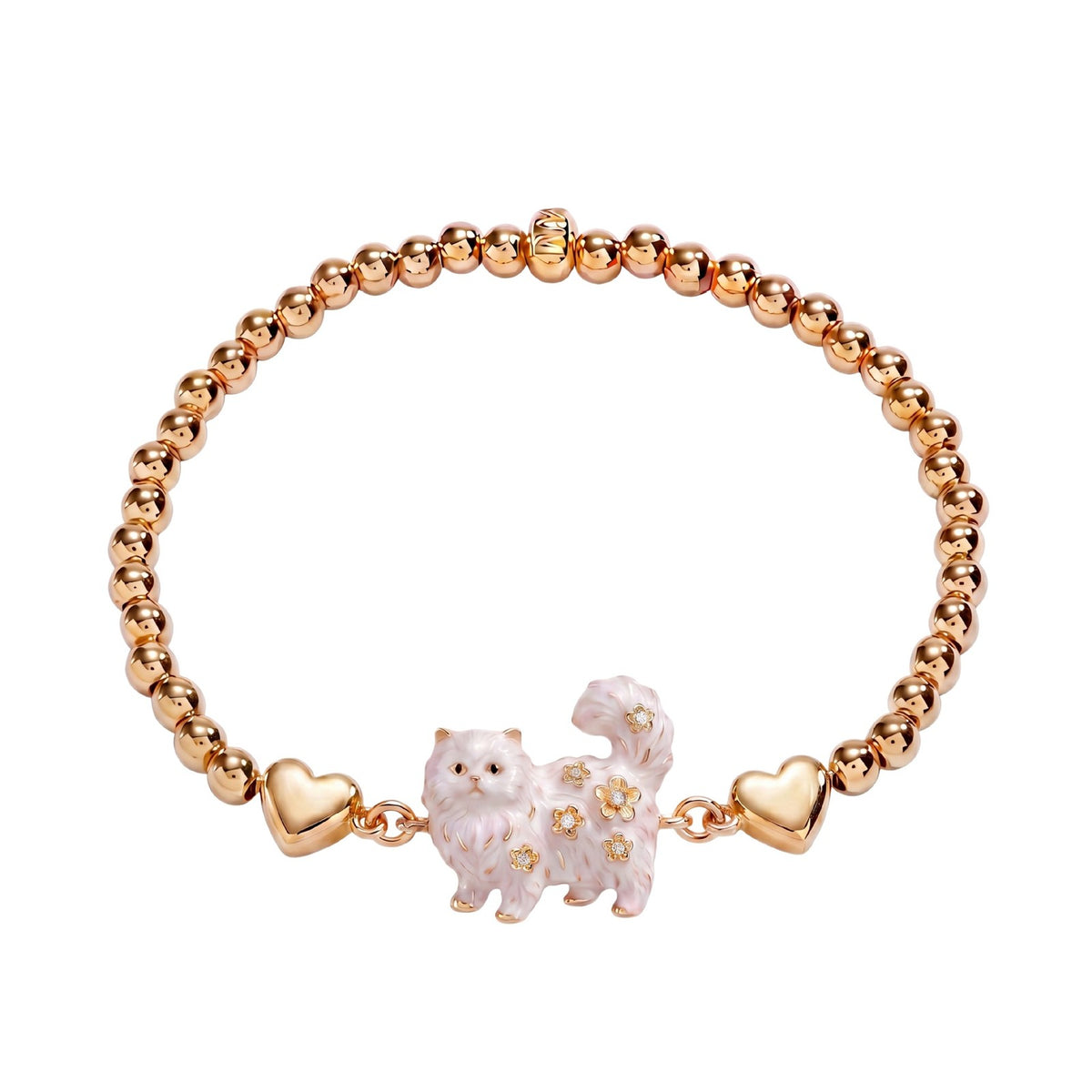 Dainty Enamel Animal Charm Bracelet