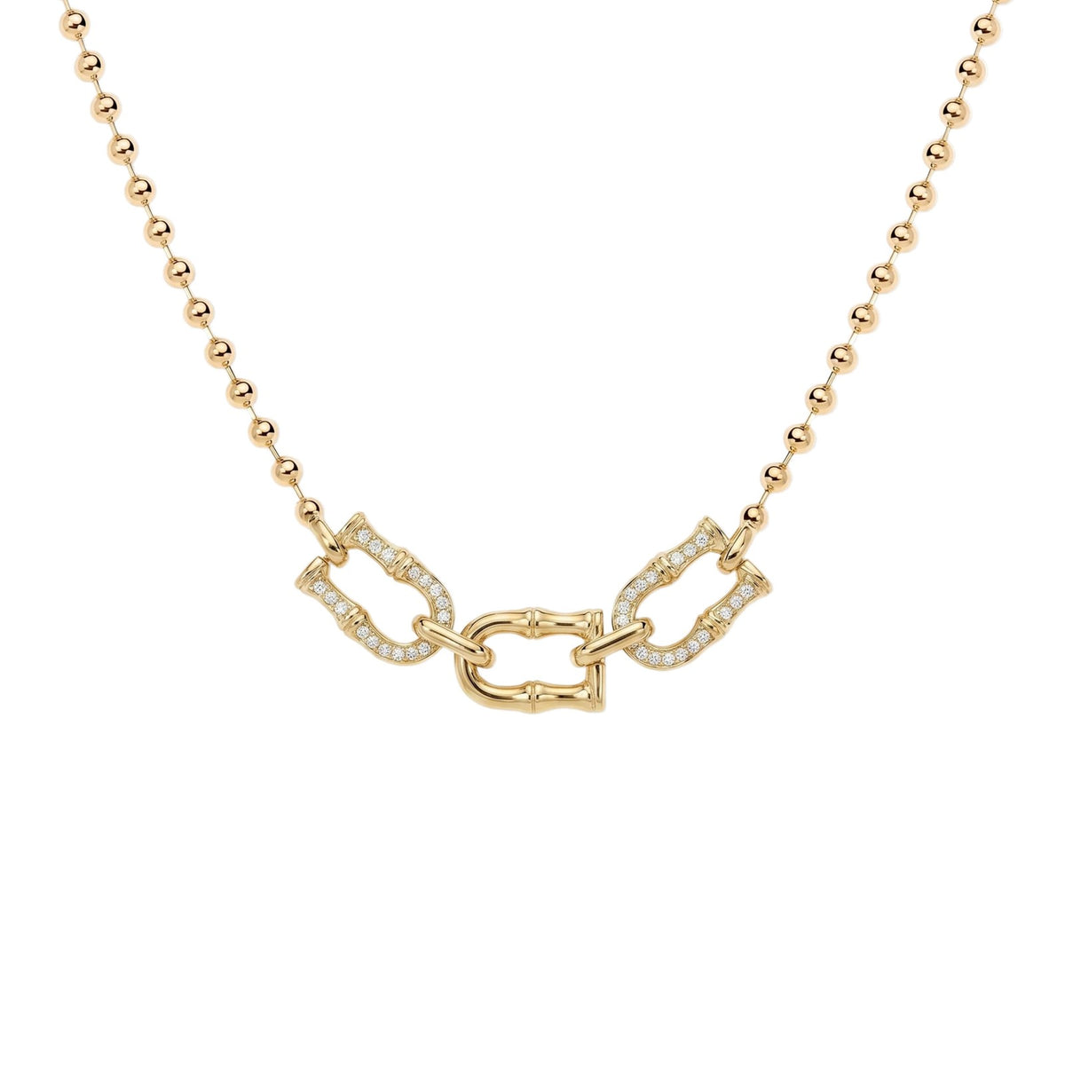 Dainty Layered Pearl & Heart Y-Necklace