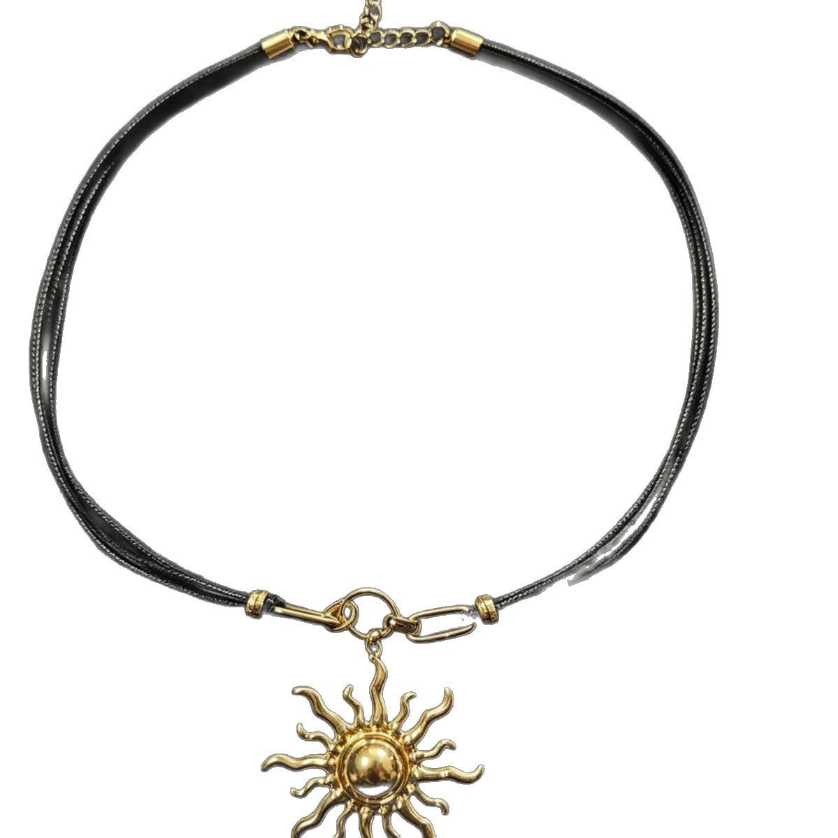 Boho Statement Floral Cord Necklace