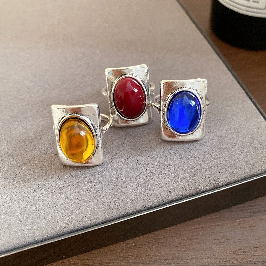 Classy Geometric CZ Ring Set