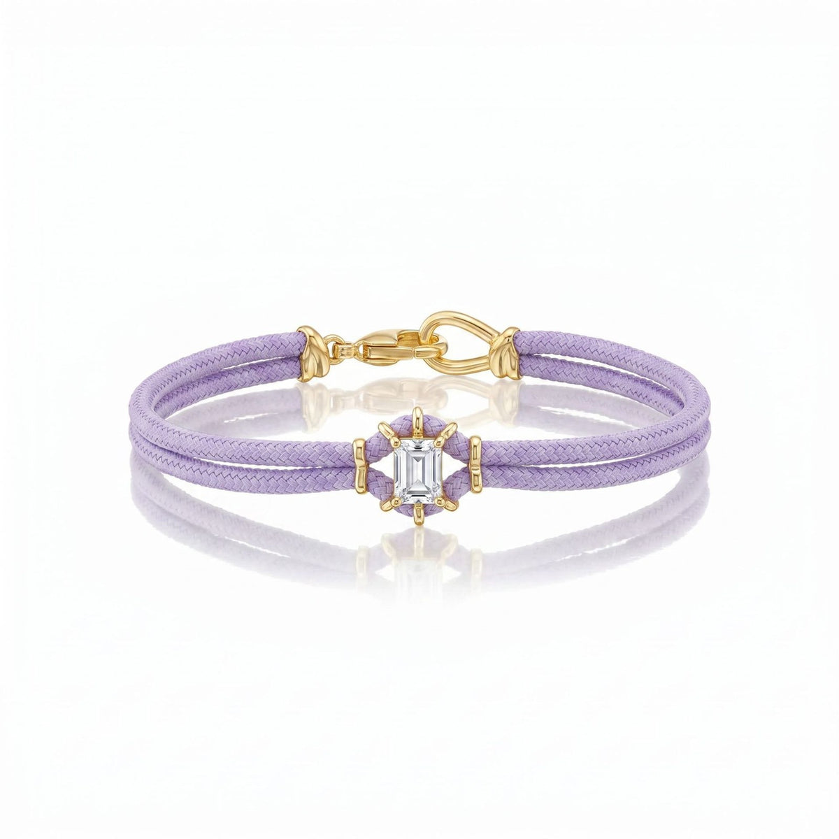 Dainty Pastel Cord & Snake Chain Bracelet Set