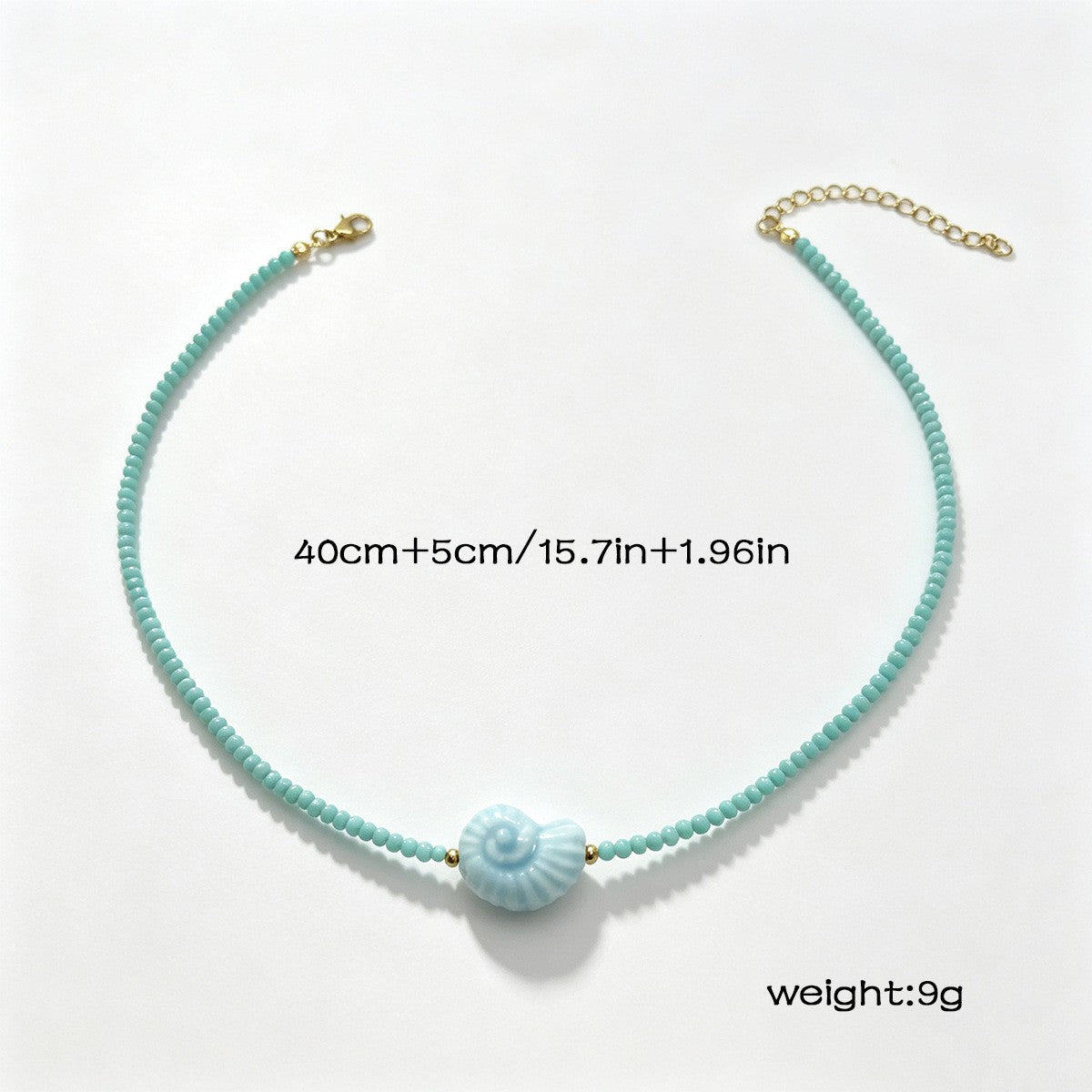 18k Boho Layered Ocean Charm Necklace