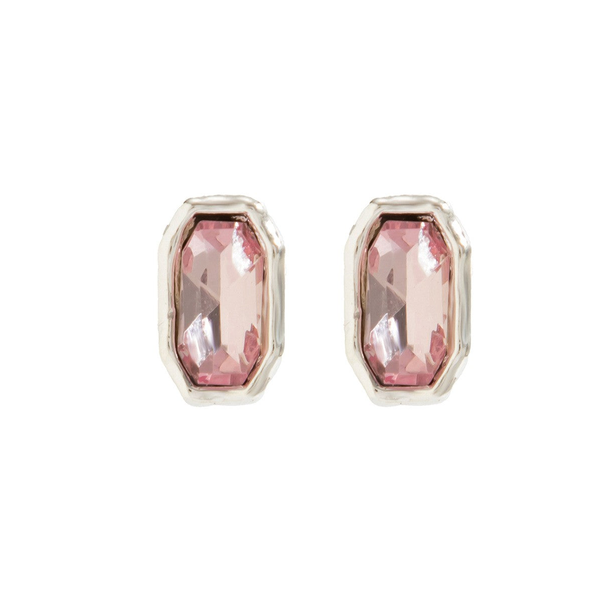Elegant Geometric Gemstone Faux Pearl Necklace Set