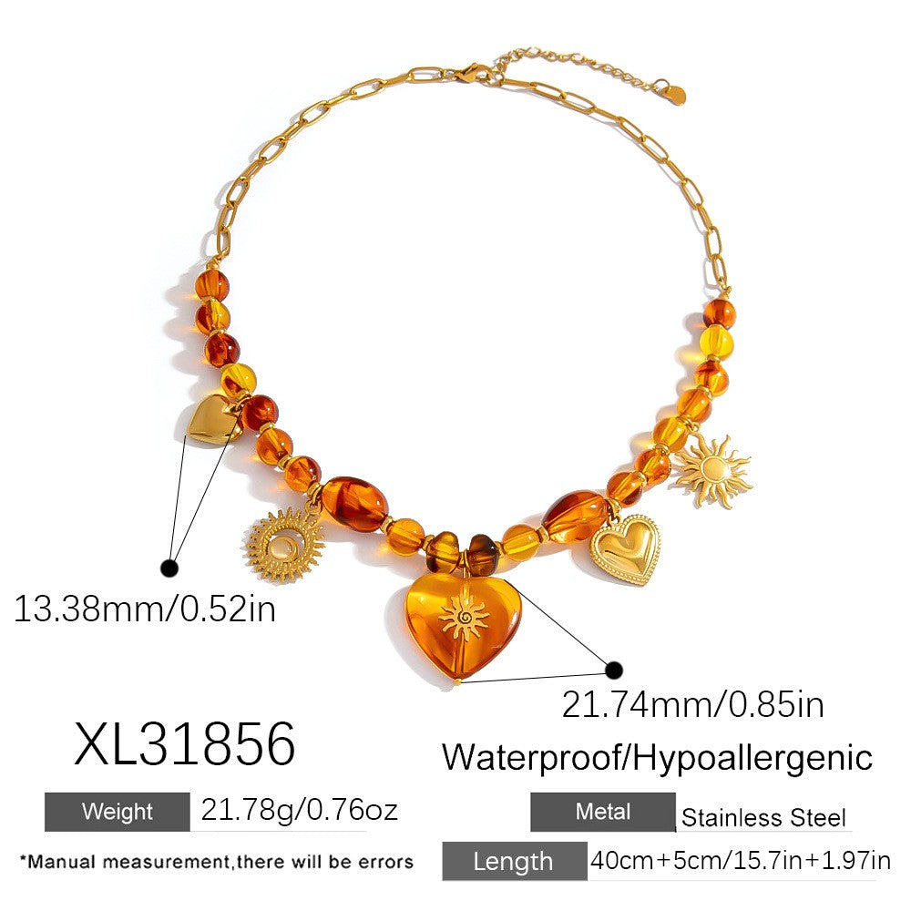 18k Vintage Leopard Charm Necklace