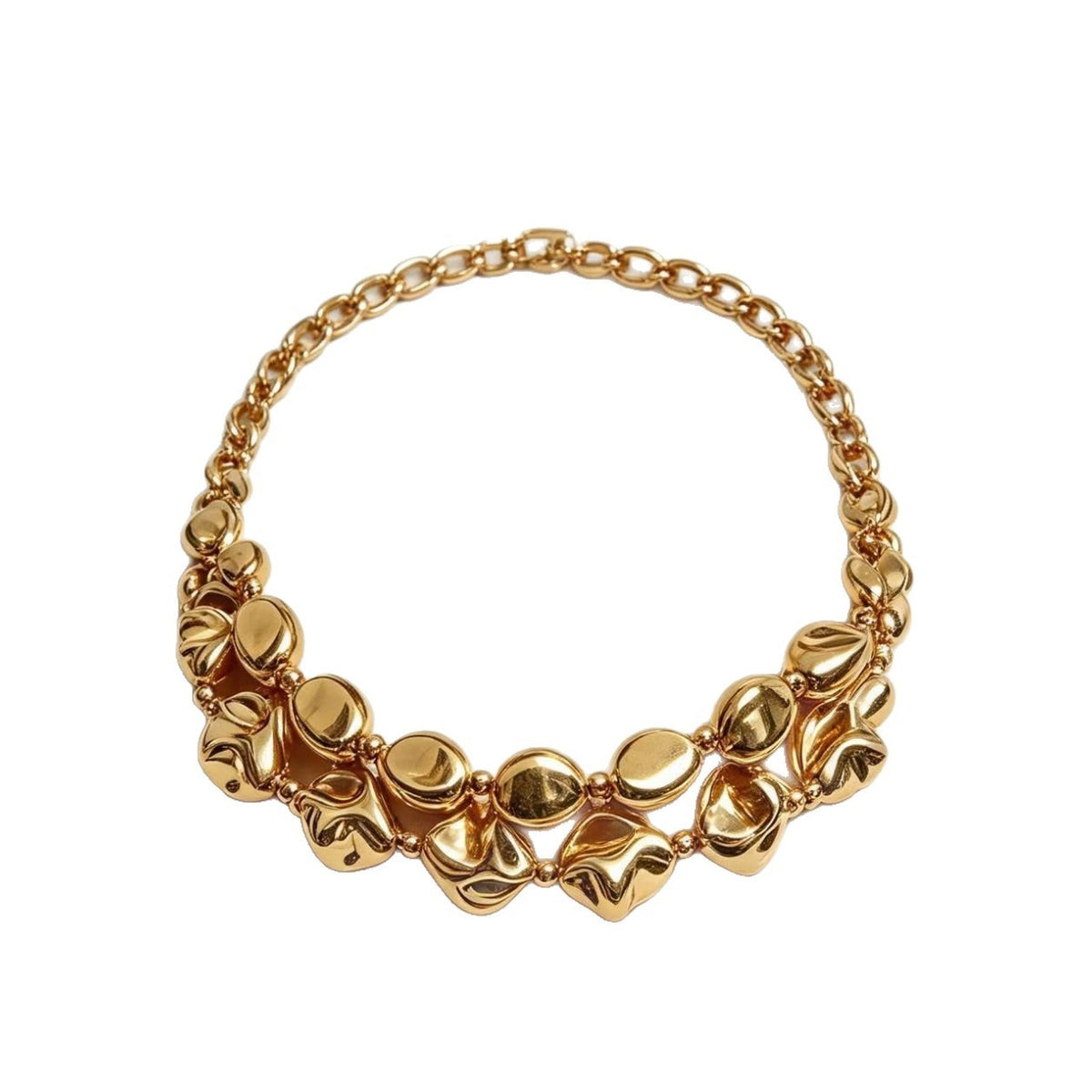 Classy Irregular Geometric Choker Necklace