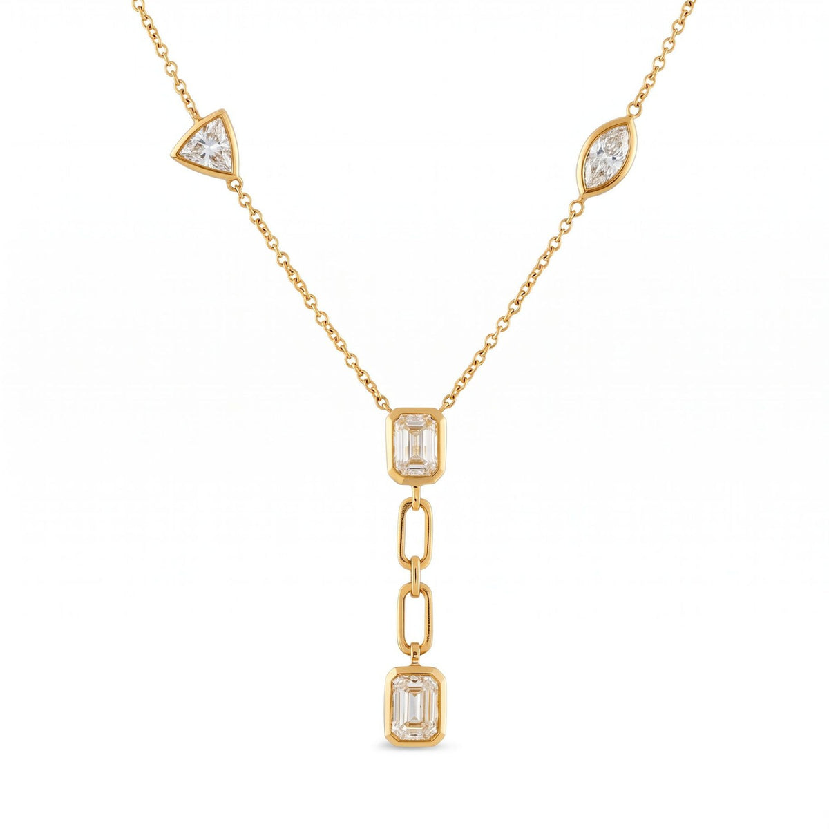 Dainty Layered Celestial Moon Star Necklace