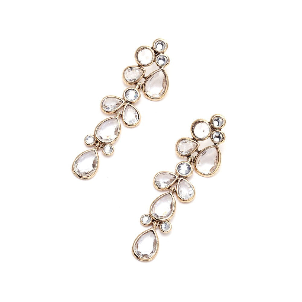 Elegant Layered Teardrop Dangle Earrings