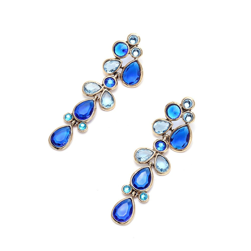 Elegant Layered Teardrop Dangle Earrings