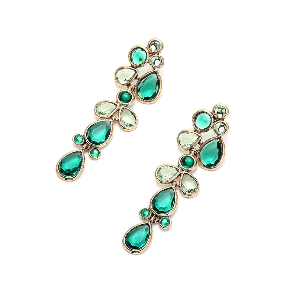 Elegant Layered Teardrop Dangle Earrings
