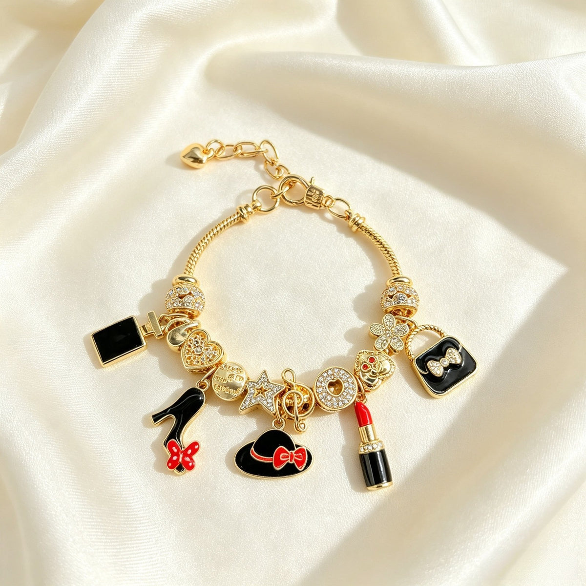 Classy Fashion Charm Snake Chain Bracelet