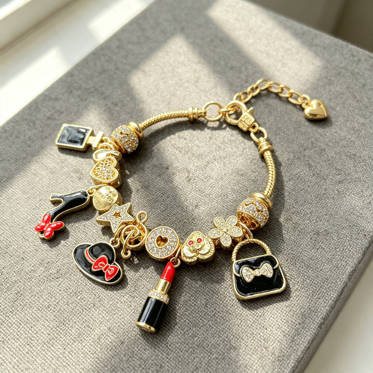 Classy Fashion Charm Snake Chain Bracelet