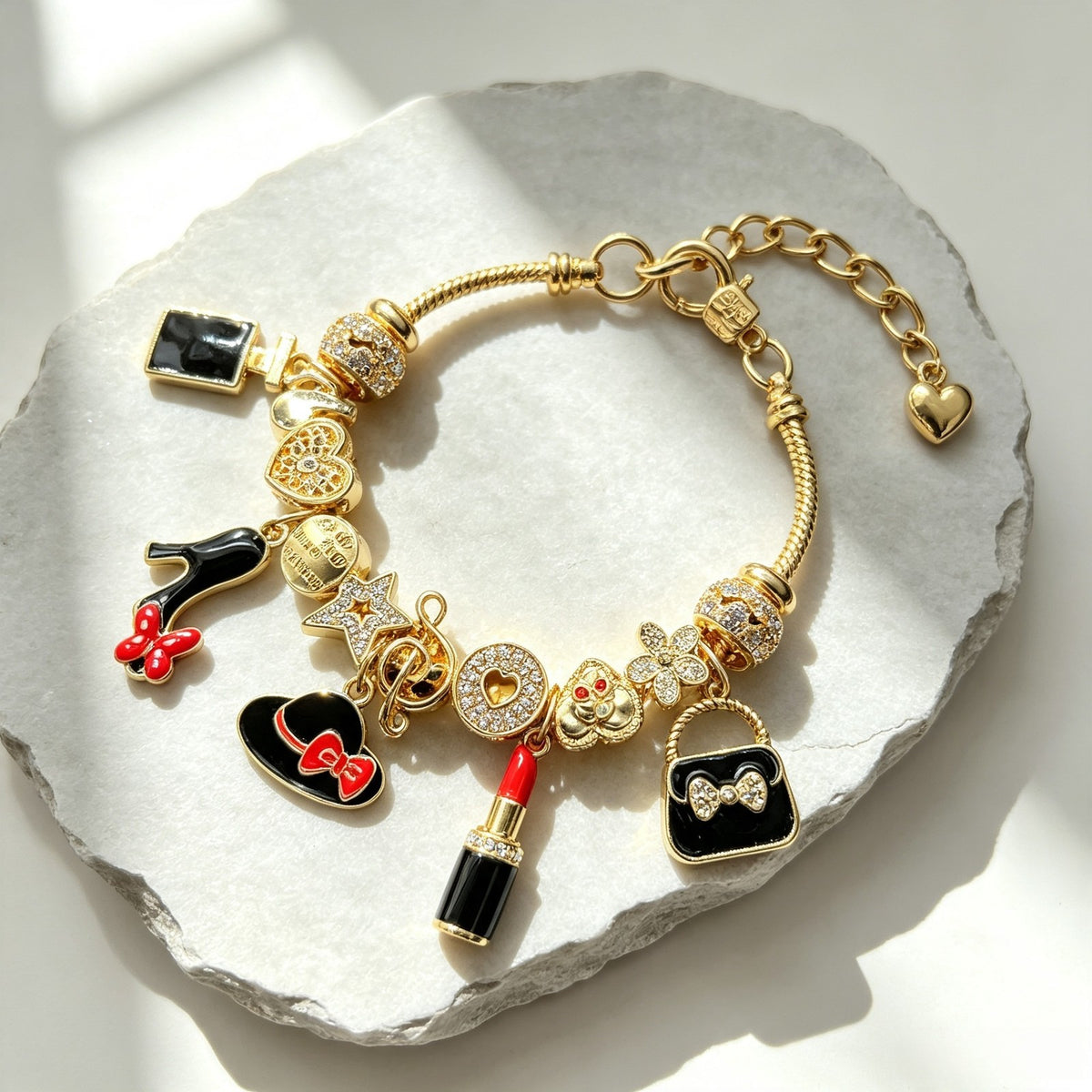 Classy Fashion Charm Snake Chain Bracelet