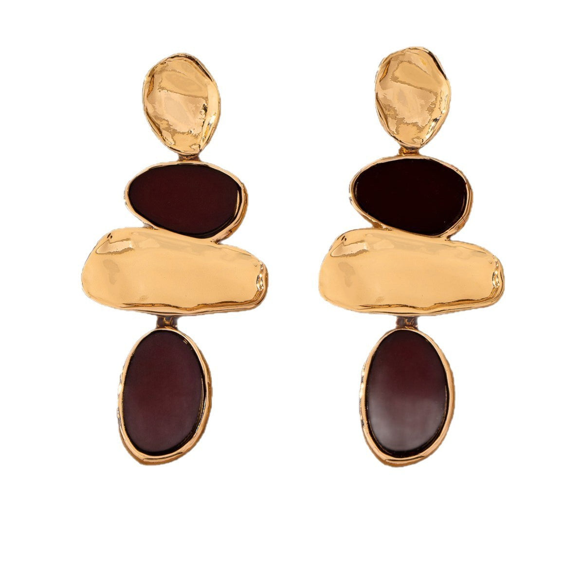 Classy Vintage Irregular Geometric Drop Earrings