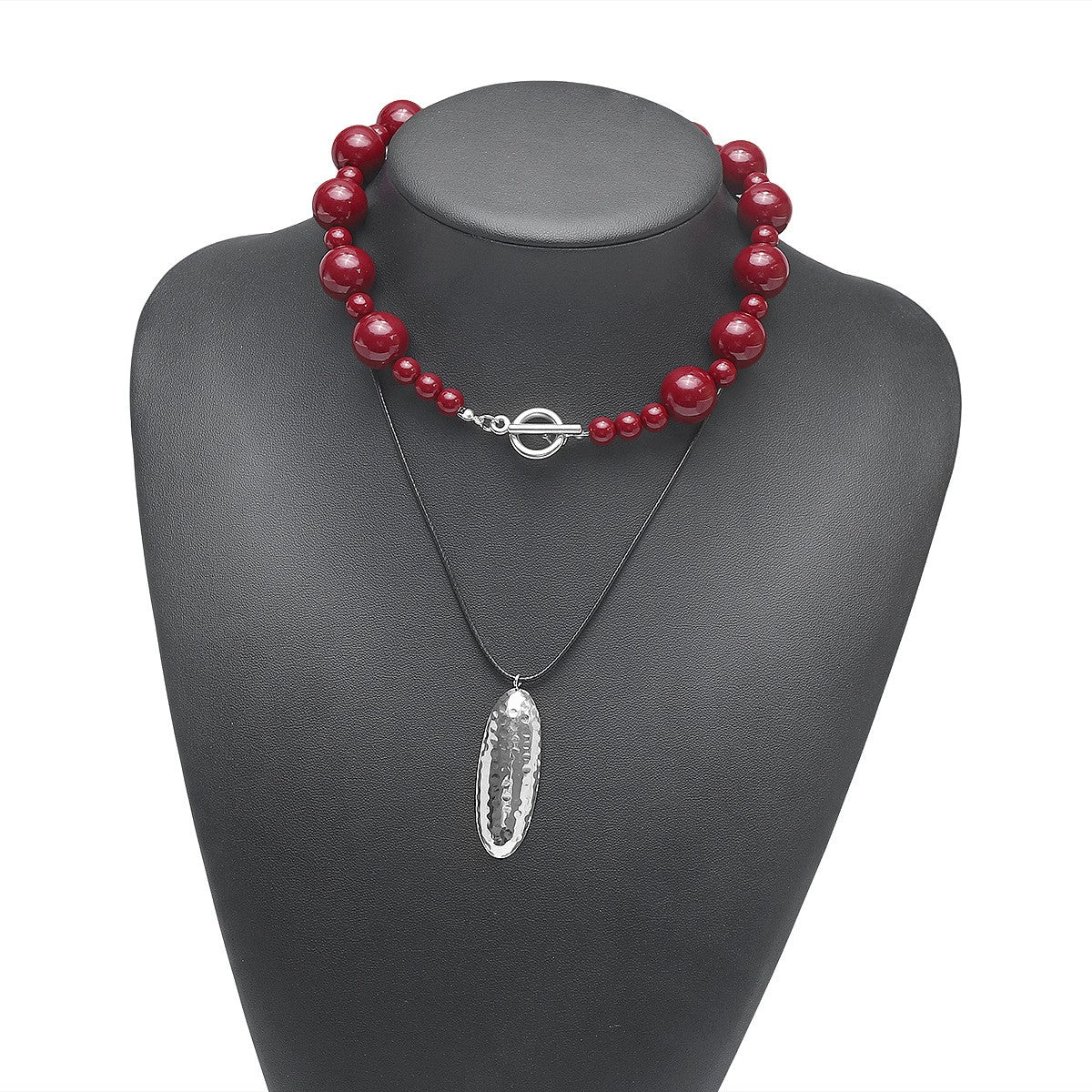 Boho Brown Beaded Layered Necklace