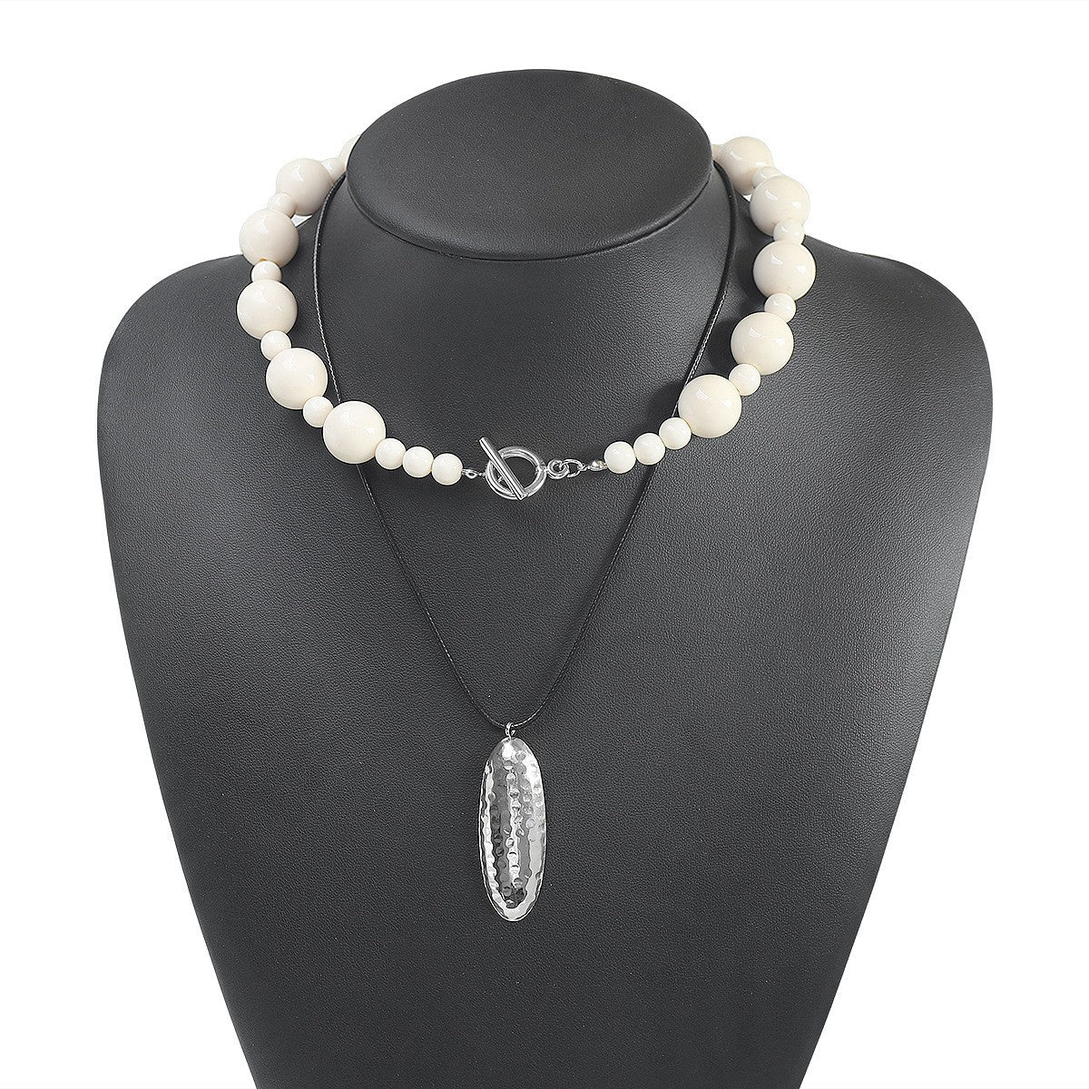 Boho Brown Beaded Layered Necklace