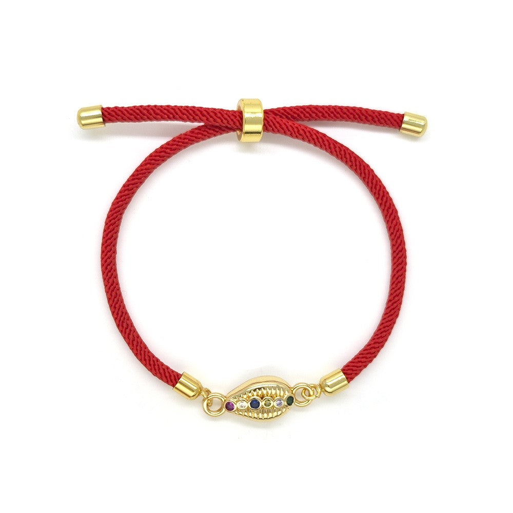18k Boho Woven Evil Eye Bracelet Set