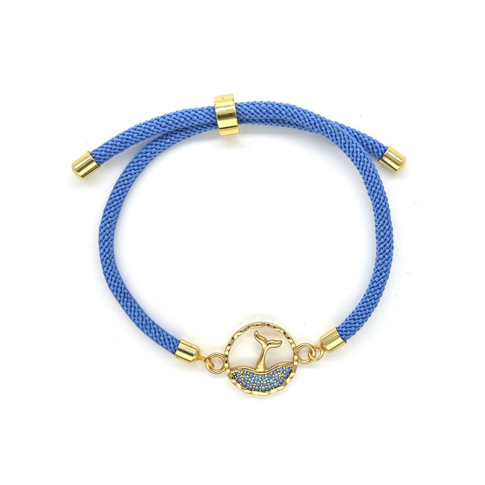 18k Boho Woven Evil Eye Bracelet Set