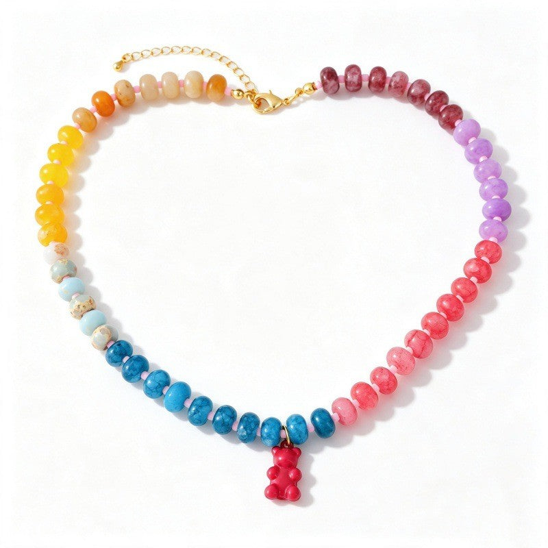 Sweet Multi-Strand Gummy Bear Necklace