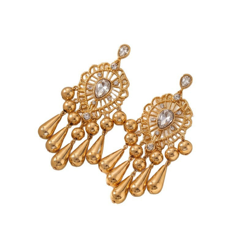 Classy Vintage Filigree Teardrop Earrings