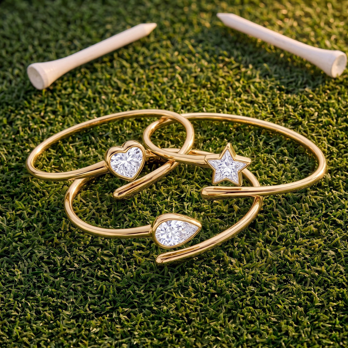 Classy Mixed Motif Open Cuff Bracelet