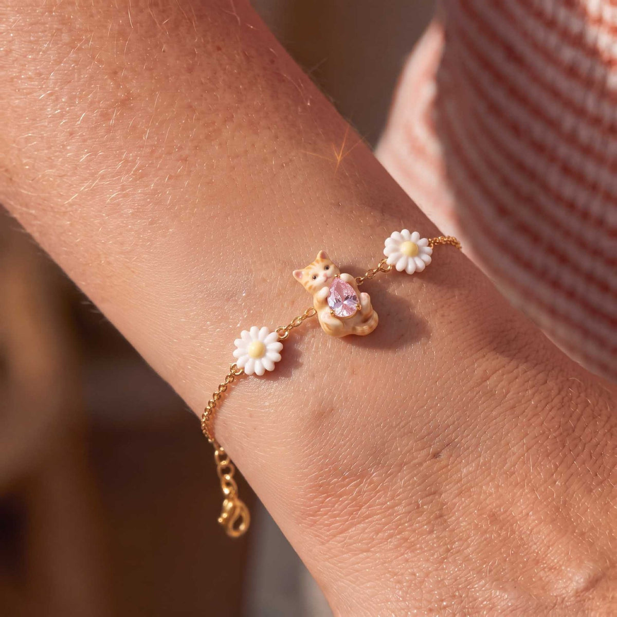 Dainty Animal Cubic Zirconia Charm Bracelet