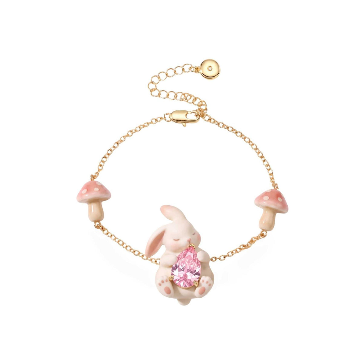 Dainty Animal Cubic Zirconia Charm Bracelet