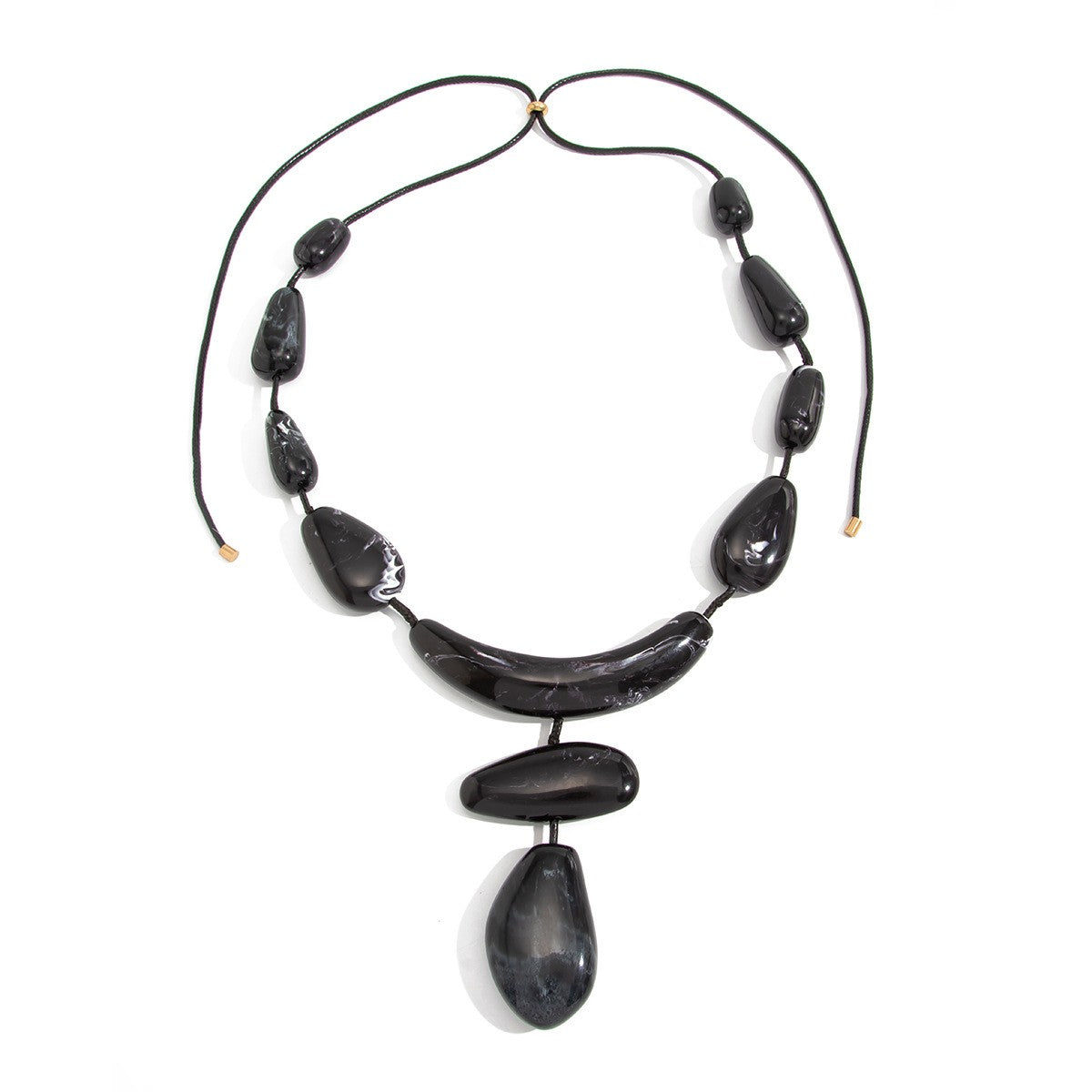 Boho Irregular Resin Statement Necklace