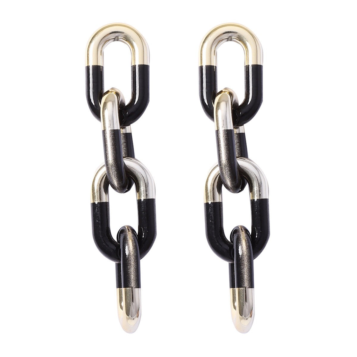 Classy Vintage Green Link Drop Earrings