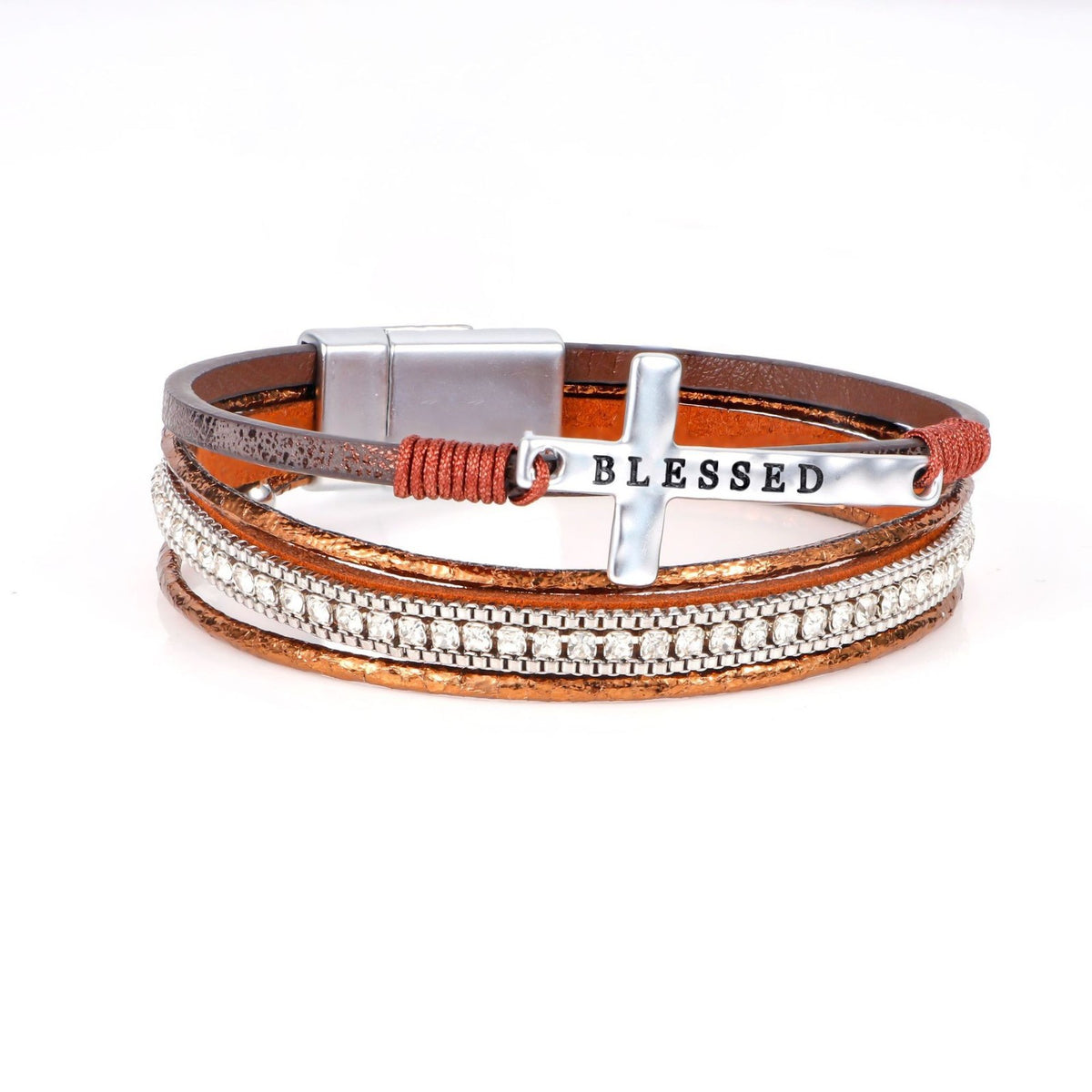 Boho Vintage Woven Leather Wrap Bracelet