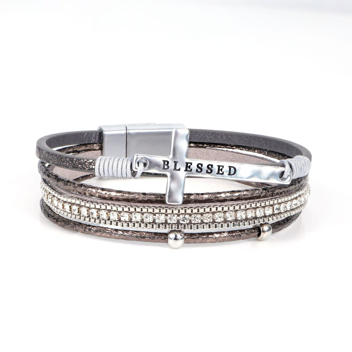 Boho Vintage Woven Leather Wrap Bracelet