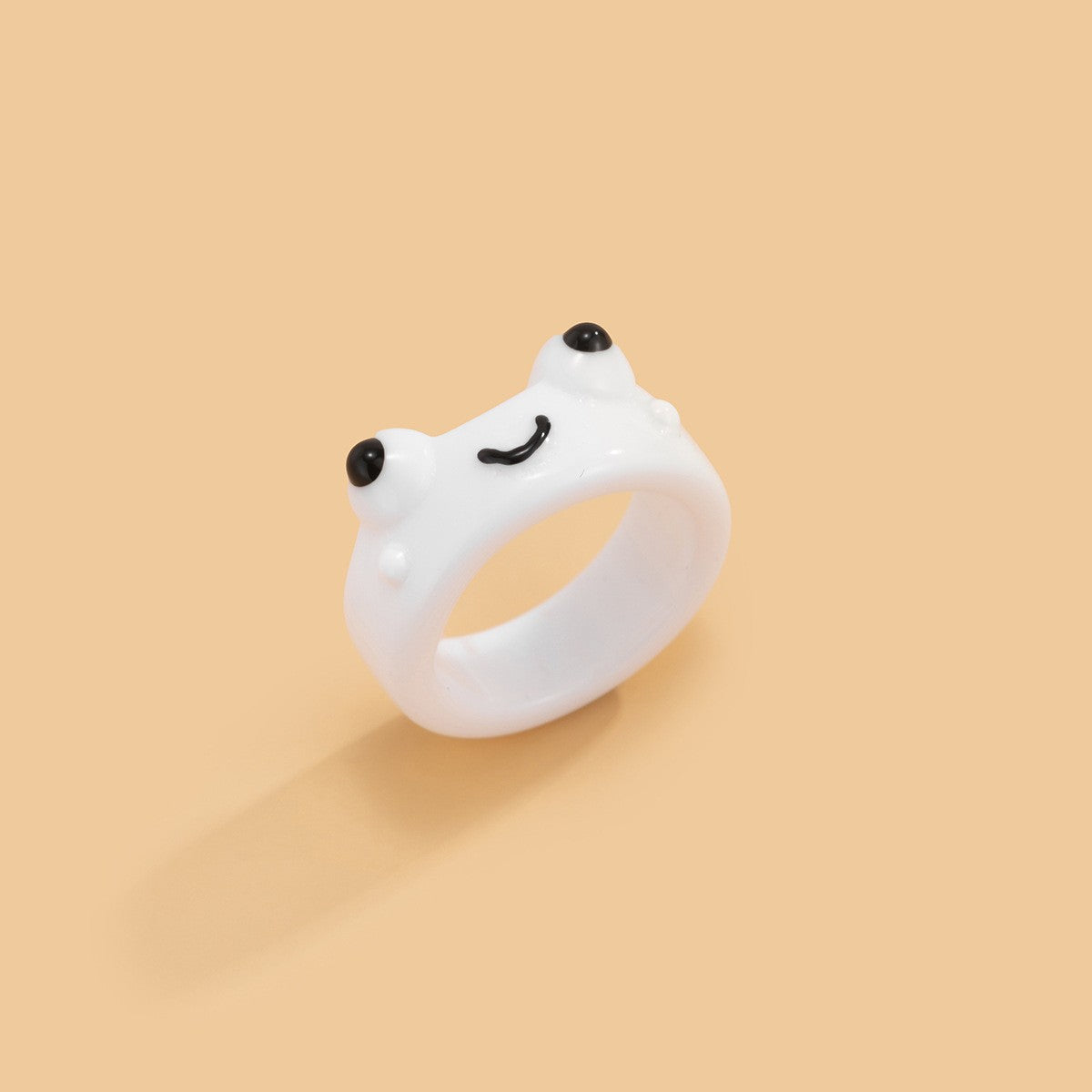 Sweet Pastel Animal Resin Ring Set
