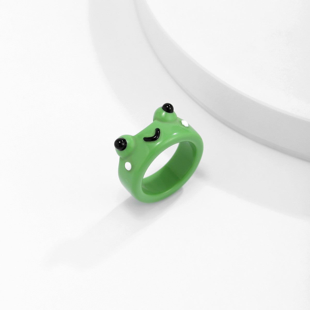 Sweet Pastel Animal Resin Ring Set