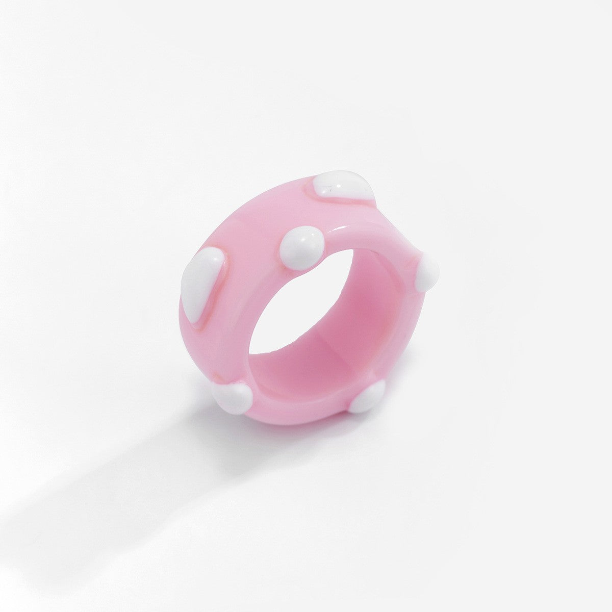 Sweet Pastel Animal Resin Ring Set