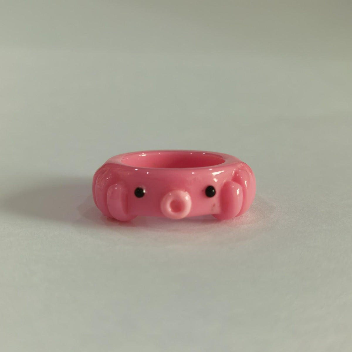 Sweet Pastel Animal Resin Ring Set
