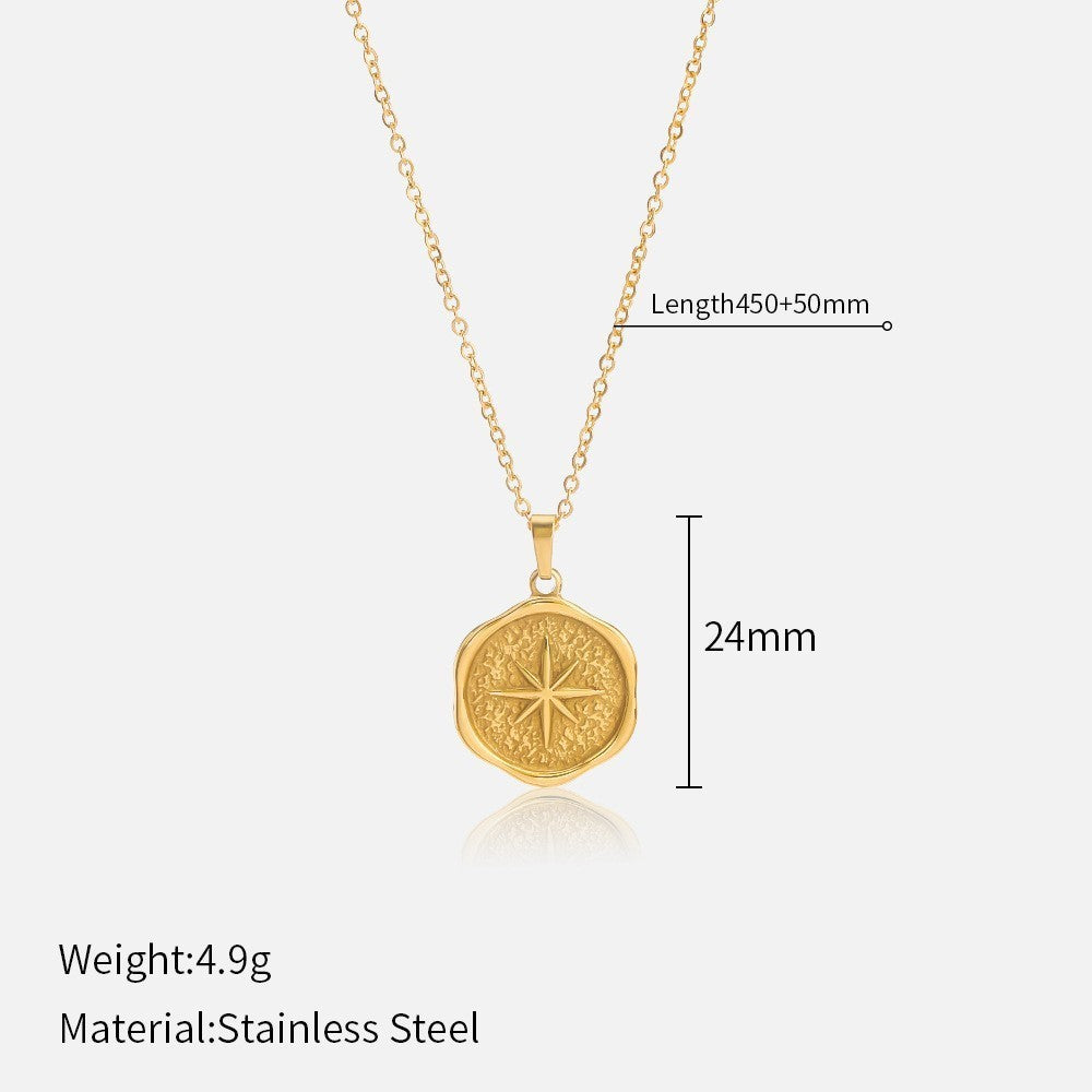 Vintage Inspired Celestial Pendant Necklace