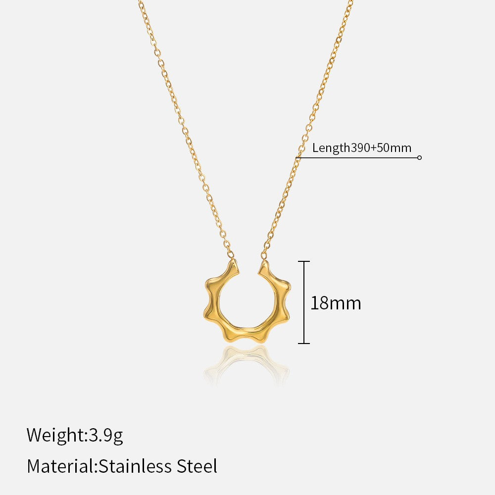 Vintage Inspired Celestial Pendant Necklace