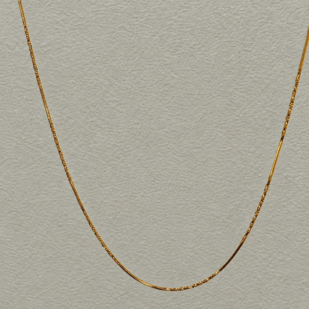 Dainty Layered Twisted Snake Chain Necklace