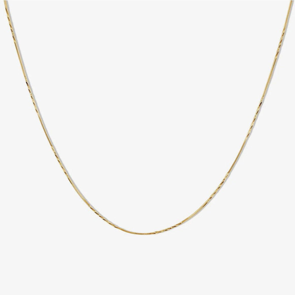 Dainty Layered Twisted Snake Chain Necklace