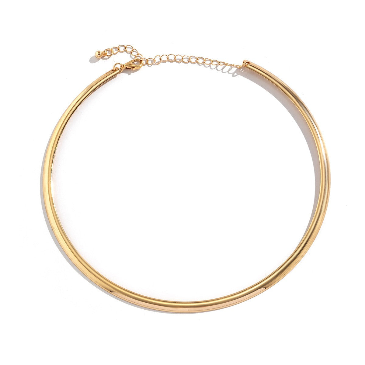 Classy Polished Geometric Collar Necklace