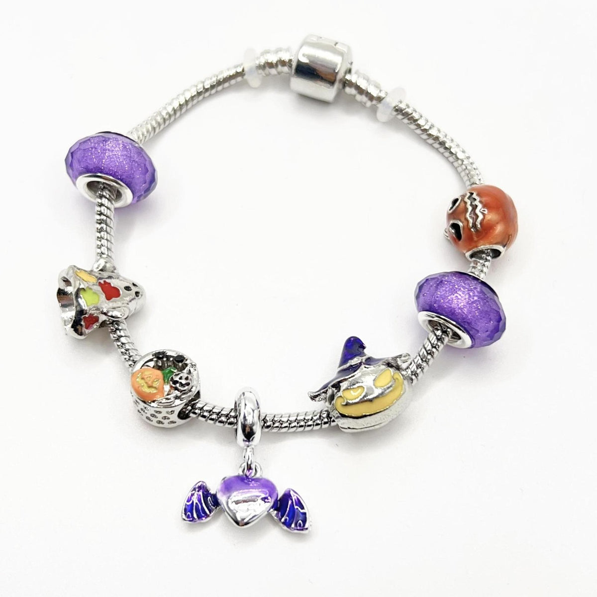 Festive Reindeer Snowflake Charm Bracelet