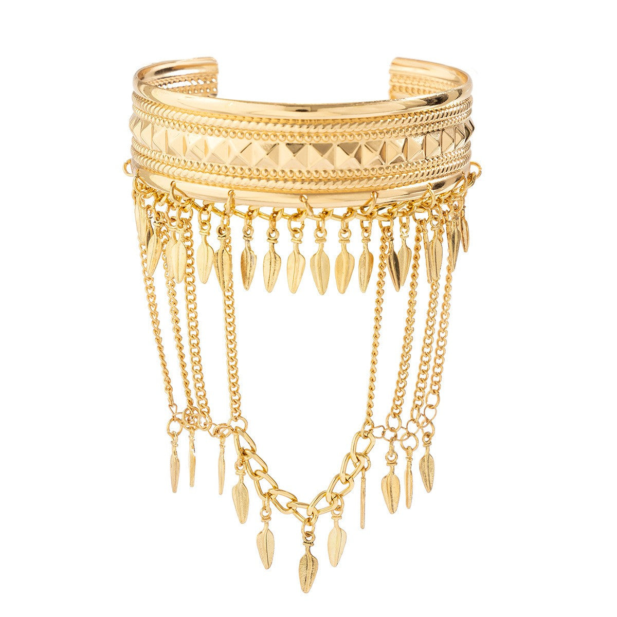 Boho Vintage Coin Tassel Arm Cuff