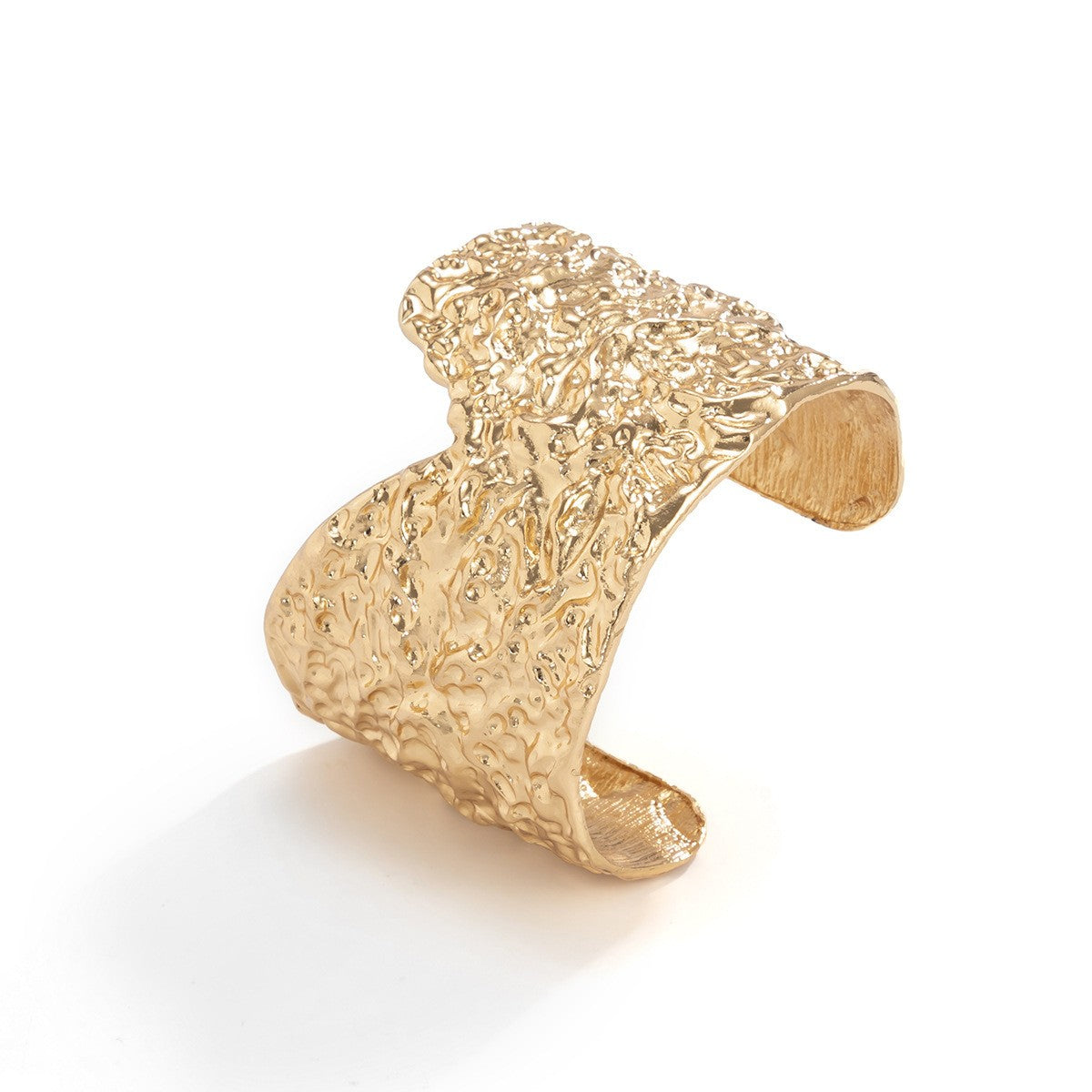 Classy Molten Texture Cuff Bracelet