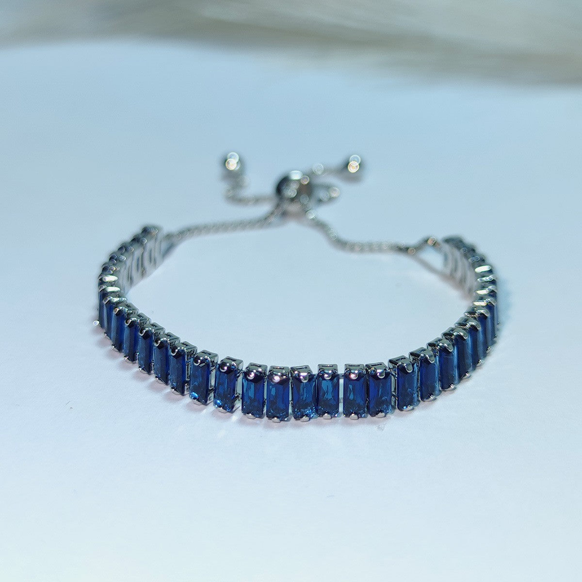 Classy Baguette Cubic Zirconia Bracelet