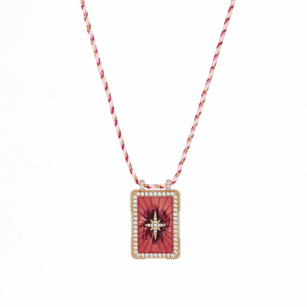 Boho Vintage Tarot Card Necklace