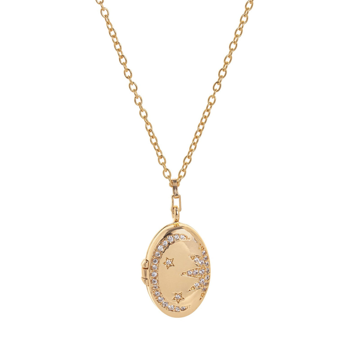 18k Romantic Floral Heart Locket Necklace
