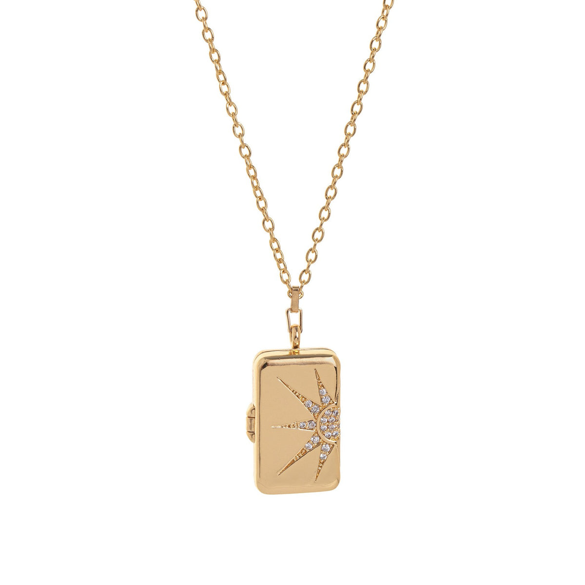 18k Romantic Floral Heart Locket Necklace