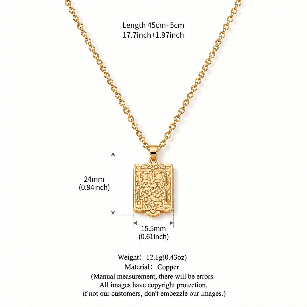 18k Romantic Floral Heart Locket Necklace