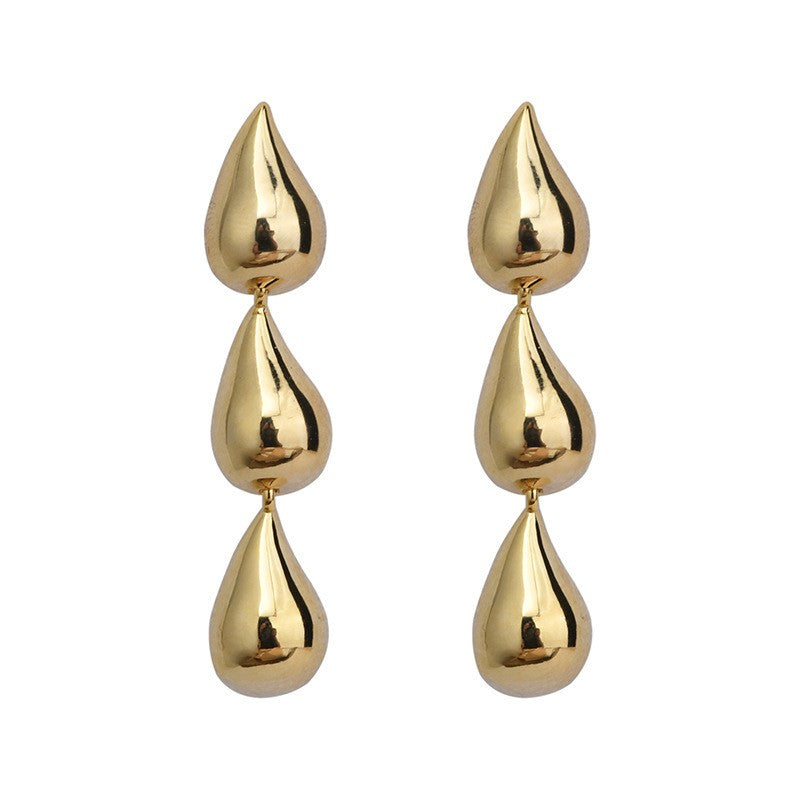 Classy Cascading Teardrop Dangle Earrings